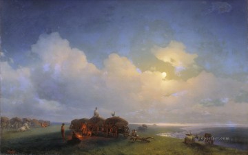 chumaks ocio 1885 Romántico Ivan Aivazovsky Ruso Pinturas al óleo